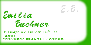 emilia buchner business card